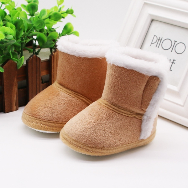 Baby Girl Cotton Boots Baby Boy Casual Shoes Cute Non slip Soft Sole winter bootie kids shoes Wish