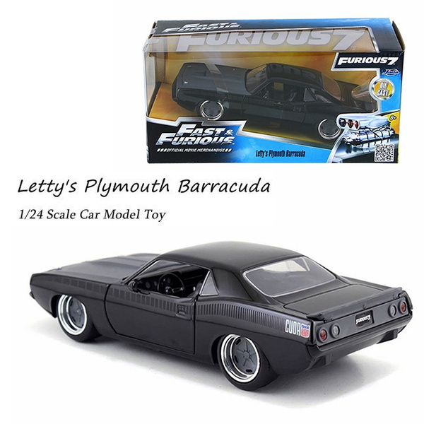 Letty s Plymouth Barracuda Matt Black Fast and Furious 7 Movies