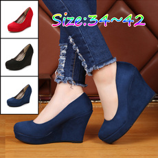 Blues, wedge, Womens Shoes, Spring