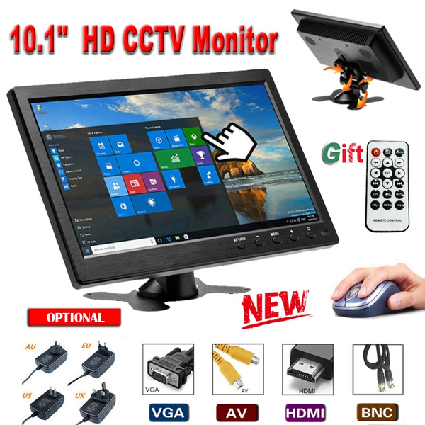 10.1" HD Car LCD Monitor Mini TV & Computer Display Color Screen Car 2 Channel Video Monitor With BNC / AVI / VGA HDMI | Wish