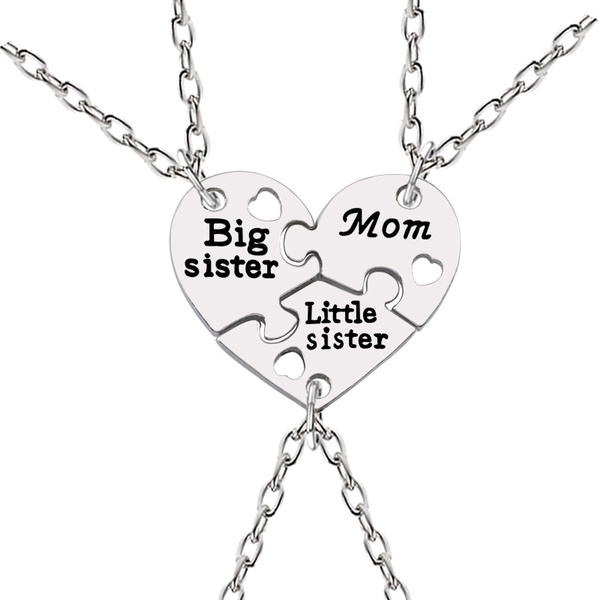 Big sis lil hot sale sis mom jewelry