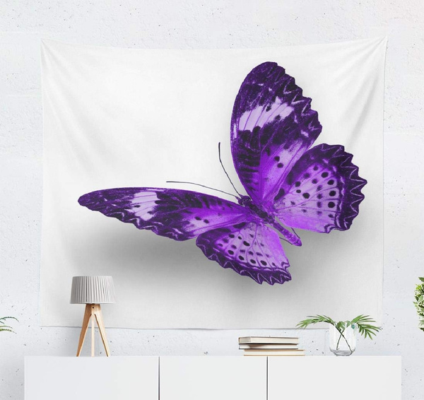 Purple discount butterfly tapestry