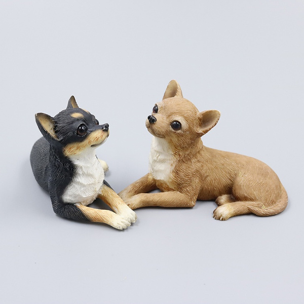 New Napping Chihuahua Realistic Decorative Figure Toy $3.50 
