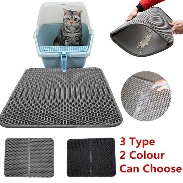 2 layer sifting cat litter mat