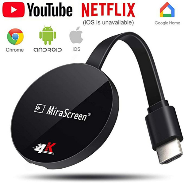 Wireless HDMI Dongle Display Adapter 4K&1080P WiFi Display Dongle Wireless Streaming Video Picture Files from Smartphone to TV for iOS/Android/Windows/Projector/MAC Support DLNA Airplay Miracast 