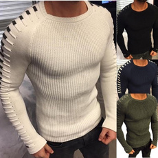 Slim Fit, Manga, Long Sleeve, Casual sweater