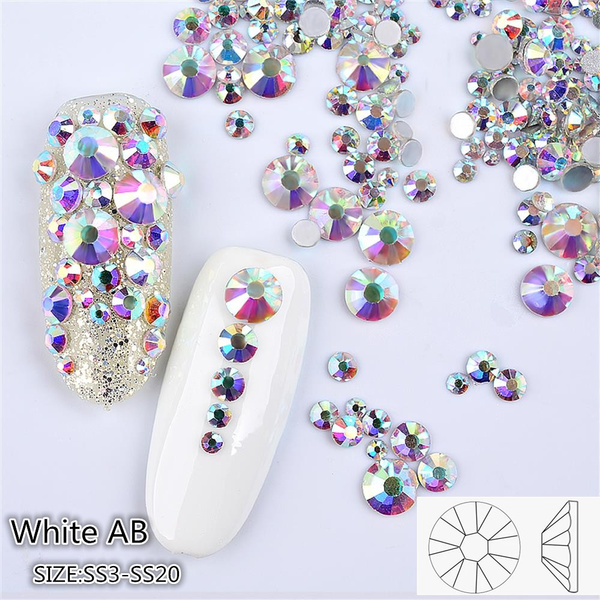 Bling Crystal Non Hot Fix Rhinestones SS3-SS20 FlatBack