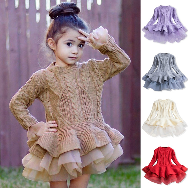 Young Girls sweater Dress Size 3 to 7 years | Instagram