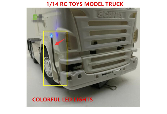 For Tamiya 1/14 Scania 56352 620 Man RC Tow Truck Accessories V8 LED Light