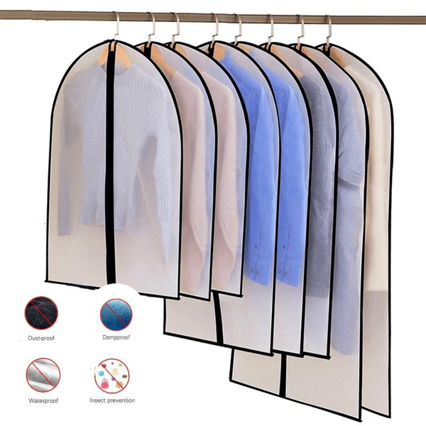 Garment Bags, Suits Covers, Waterproof Clothes Organizer, Clear