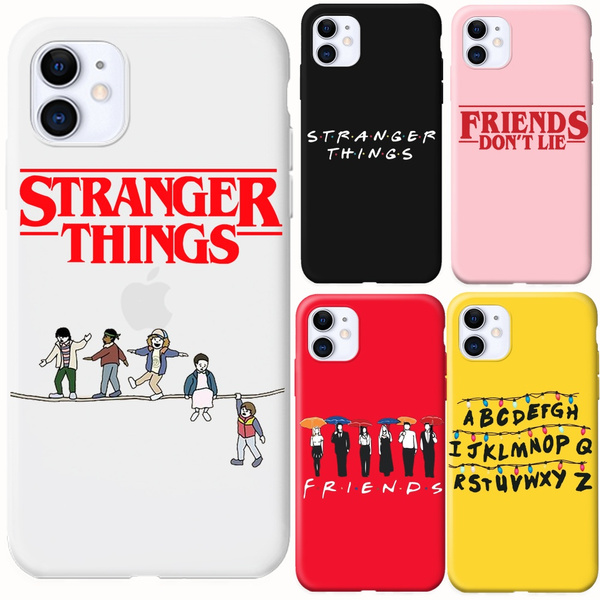 Friends Don t Lie Stranger Things Phone Case Case for iPhone 11 Pro Max X XR XS MAX 7 8 6 S Plus Samsung Galaxy S9 S9 Plus S10 Plus S10e Samsung Note