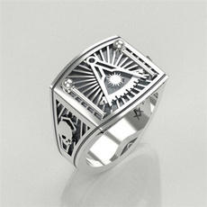 Steel, Fashion, Jewelry, Silver Ring