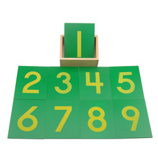 Box, montessori, numbers09, Toy