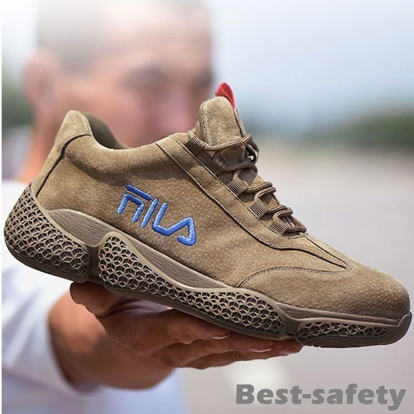 Steel Toe&KEVLAR Plate Anti-amashing and Anti-puncture Safety Shoes ...
