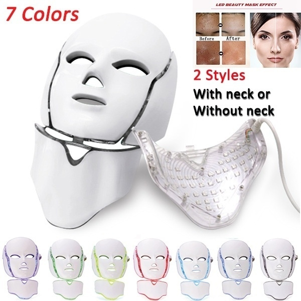 New Style 7 Colors EMS Microelectronics LED Photon Wrinkle Removal Mask