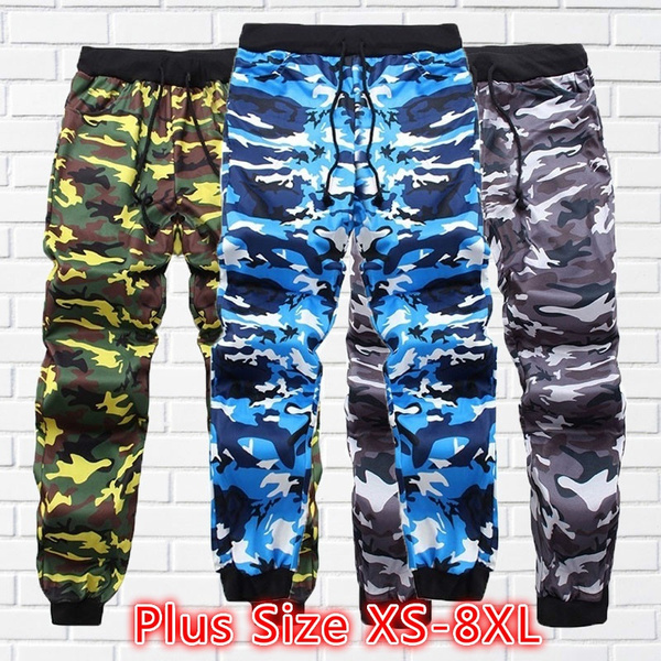 Men Women Sportwear Camouflage Jogger Baggy Harem Sweatpants Pants