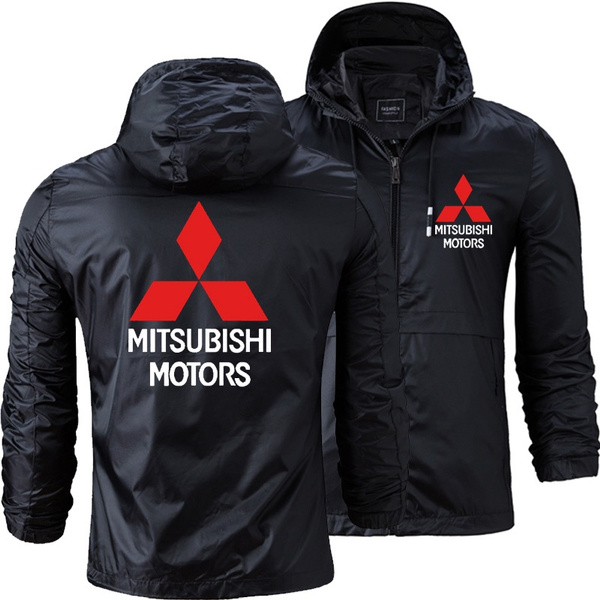 Mitsubishi Motors フリースジャケット 黒 DHgate.com:Mitsubishi Motors Mens Fleece-Lined Stand-Up