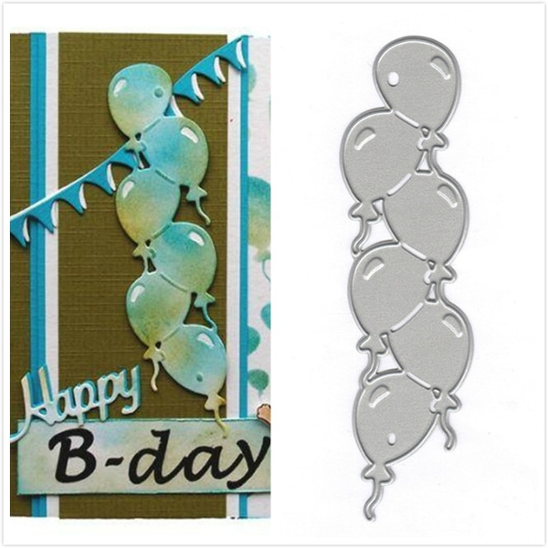 Happy Birthday Stanzschablone Cutting dies für Big Shot DIY Papierkarte Gifts