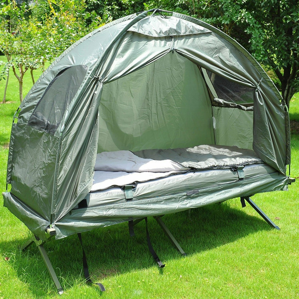 single tent bed