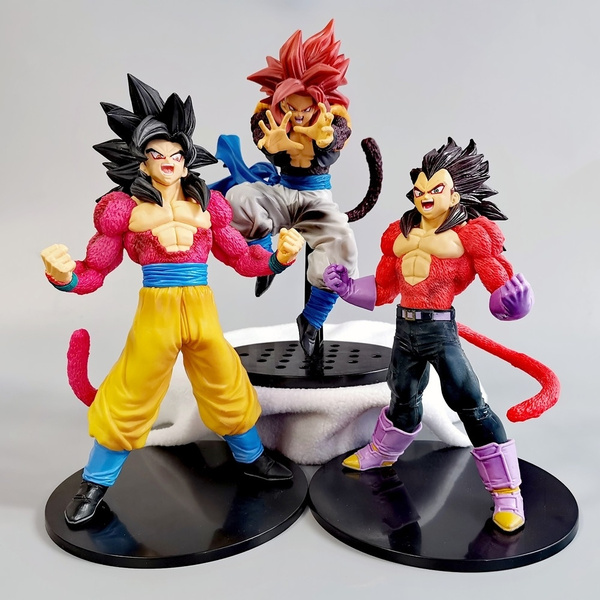 29cm dragon ball gk vegeta anime figura ssj4 vegetto magia goku