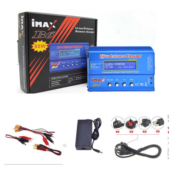 Lipo Balance Charger,Battery Charger Discharger with Power Supply