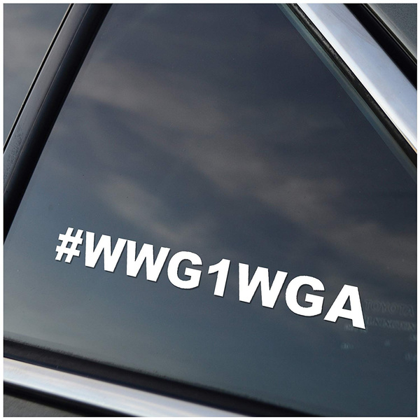 Blanc #WWG1WGA Autocollant en vinyle pour fenêtre de voiture