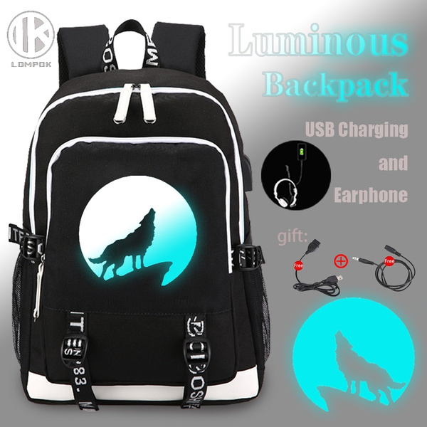 wolf book bag