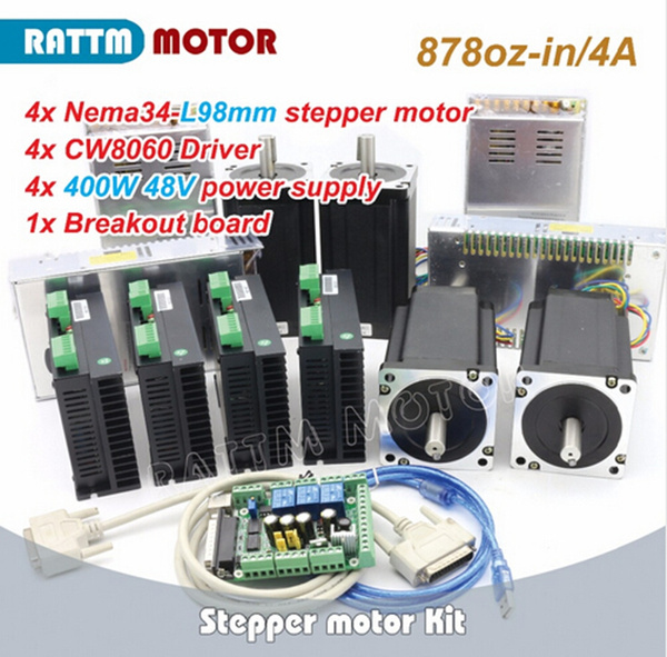 CW8060 Stepper Motor Driver Controller 80V 6A 256 Microstep for CNC Router Mill 