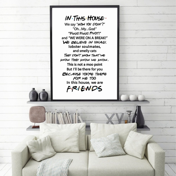 Friends - Famous quotes Wall Mural