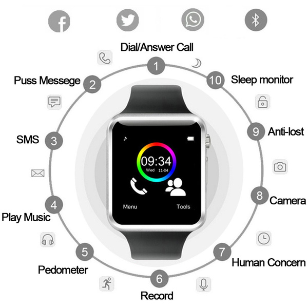 a1 w8 smart watch