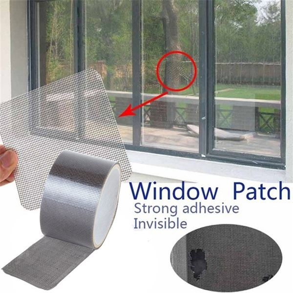 9 Pack Anti-Insect Fly Mosquito Self Adhesive Mesh Window and Door Screen Repair Kit Sheets Tape 