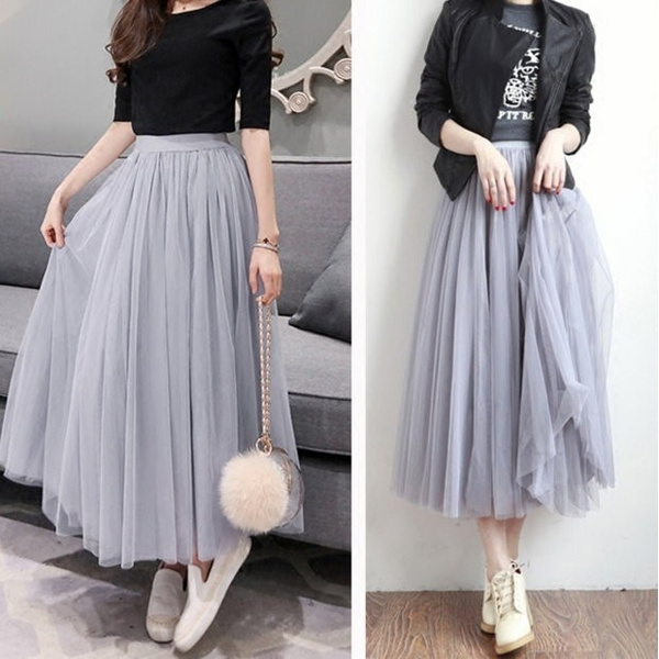 korean tulle dress