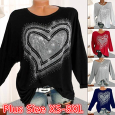 Heart, Blouses & Shirts, Love, long sleeved shirt