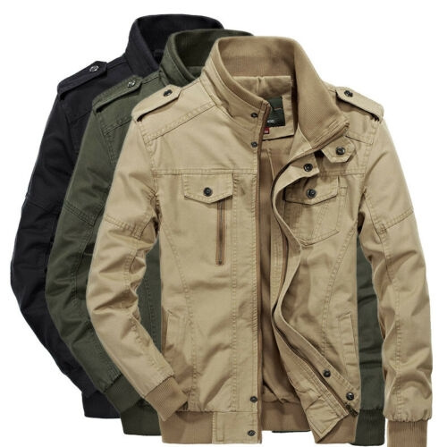 Men's Casual Winter Cotton Jackets Outdoor Coat Windproof - Temu