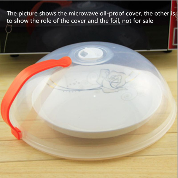 Transparent Dish Cover Microwave Oven Upgrade Oil-proof Cover