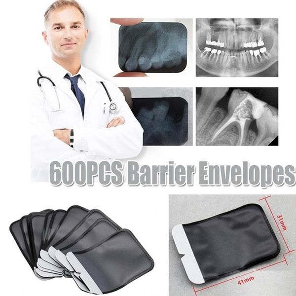 Medici Professional ScanX Barrier Envelopes For Dental Phosphor Plates – Sizes 0,1,2,3,4, USA Made, Exp 12/31/2028