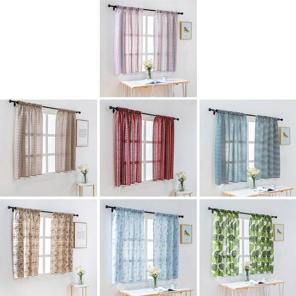 Short Window Curtains D Panel, Curtain Designs For Short Windows