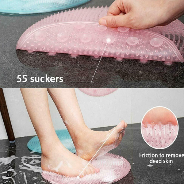 Brush Remove Dead Skin Massage Foot Bath Slipper Scrubber Plastic Cleaning  Shoe