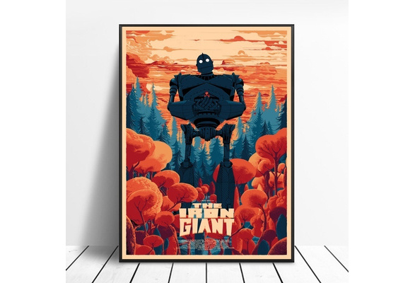 Unframed Printed Poster THE IRON GIANT Pictures Modern Oil Wall Decal | Wish