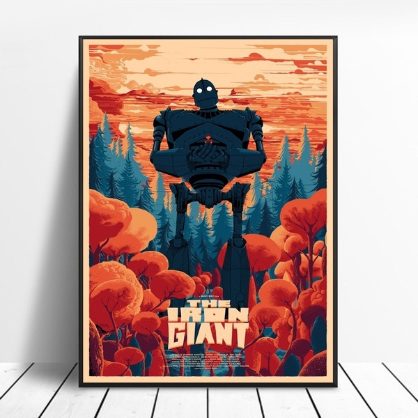Details about   The Iron Giant Classic Movie Poster Wall Decor X-793