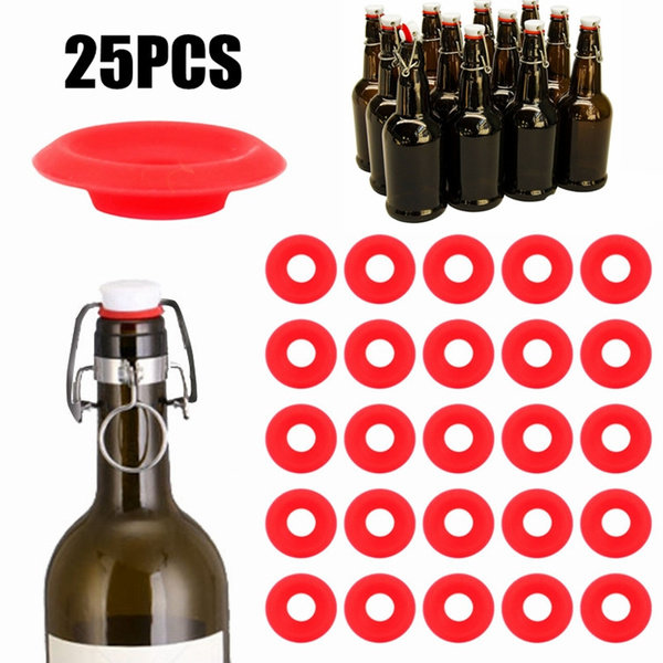 25 Guarnizioni Silicone Per Bottiglie Swing Top - Birra Fatta In Casa - Foto 10