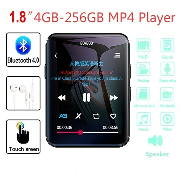 Update New 4GB-16GB MP4 Player Memory Card MP3 Portable Walkman Bluetooth  4.0 MP3 Player HIFI Lossless Sound Video Music Player Fashion MP4 Player |  Wish