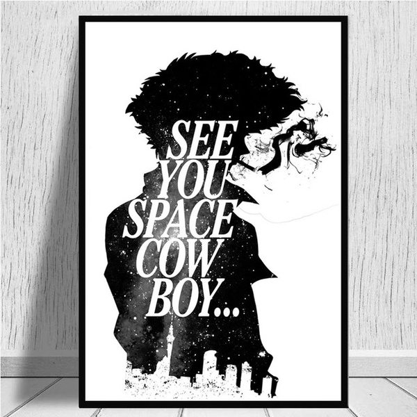 Frameless Cowboy Bebop Canvas Oil Painting Poster for Children Home Decor No.10