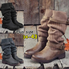 Fashion Accessory, Plus Size, Leather Boots, Boots