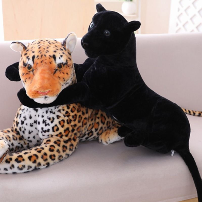 black panther plush doll