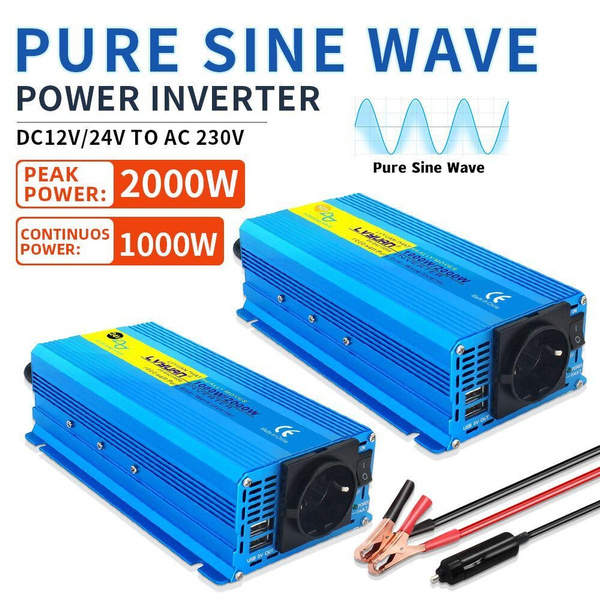 Pure Sine Wave Converter 12v 220v Plug Eu
