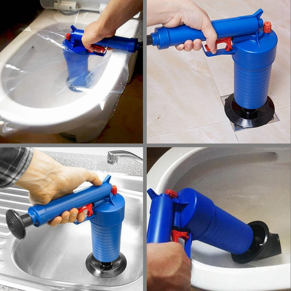 Hot Air Power Drain Blaster Gun High Pressure Powerful Manual Sink