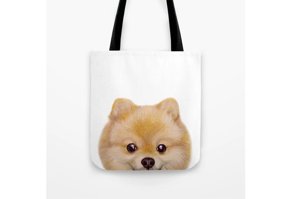 Pomeranian store tote bag