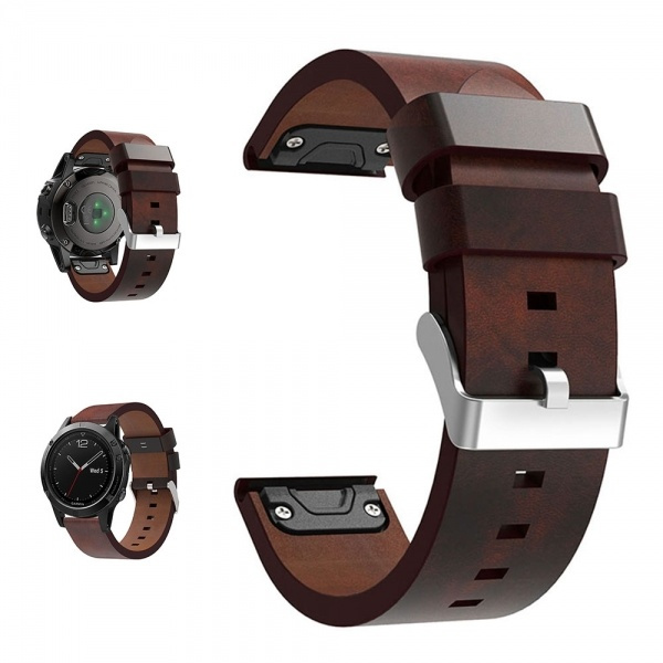 garmin fenix 5x leather strap