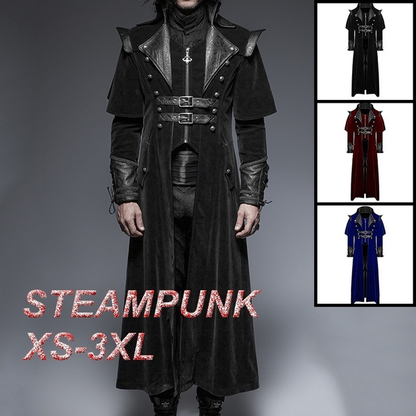 Steampunk cheap long coat